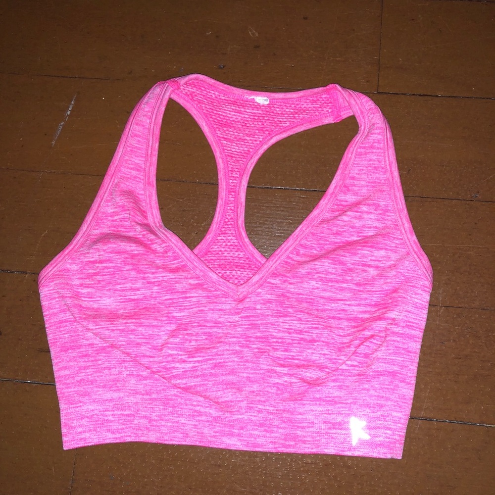 NEON PINK SPORTS BRA FROM DANSKIN NOW